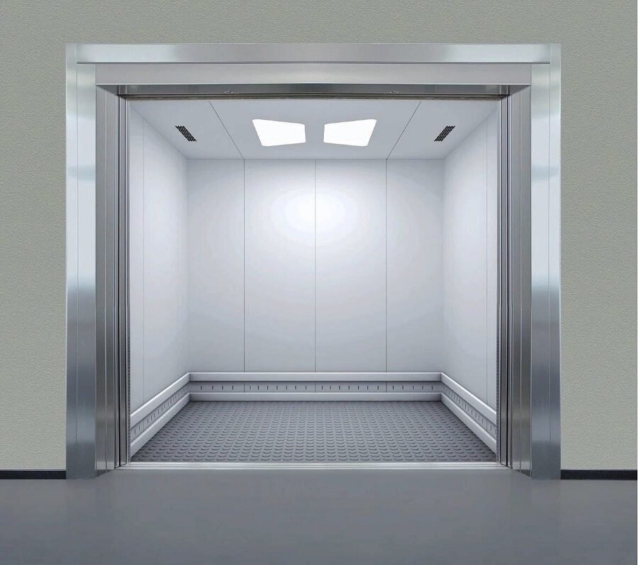 Thang máy chở hàng có diện tích cabin lớn và tải trọng cao